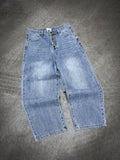 Slub Denim Jeans