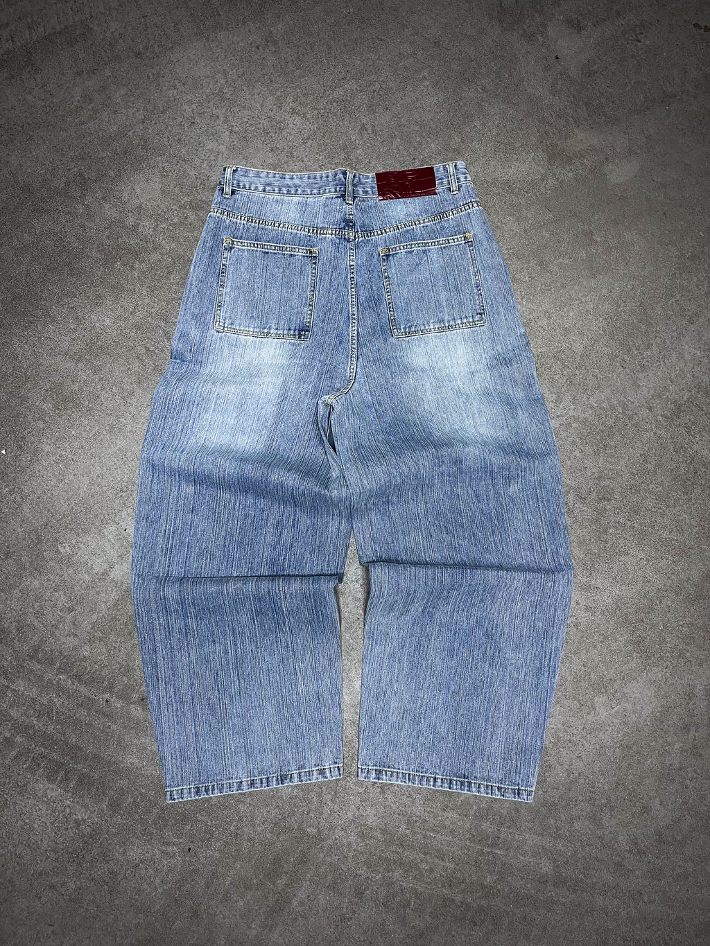 Slub Denim Jeans