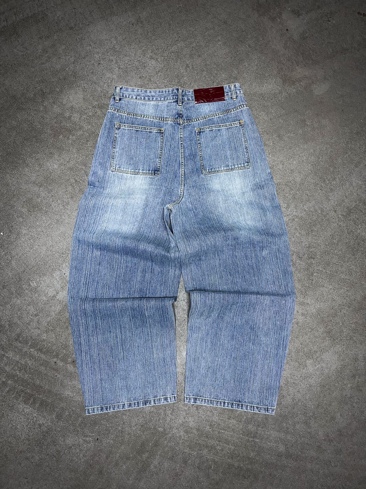 Slub Denim Jeans