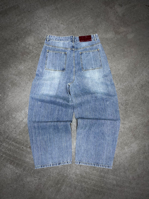 Slub Denim Jeans