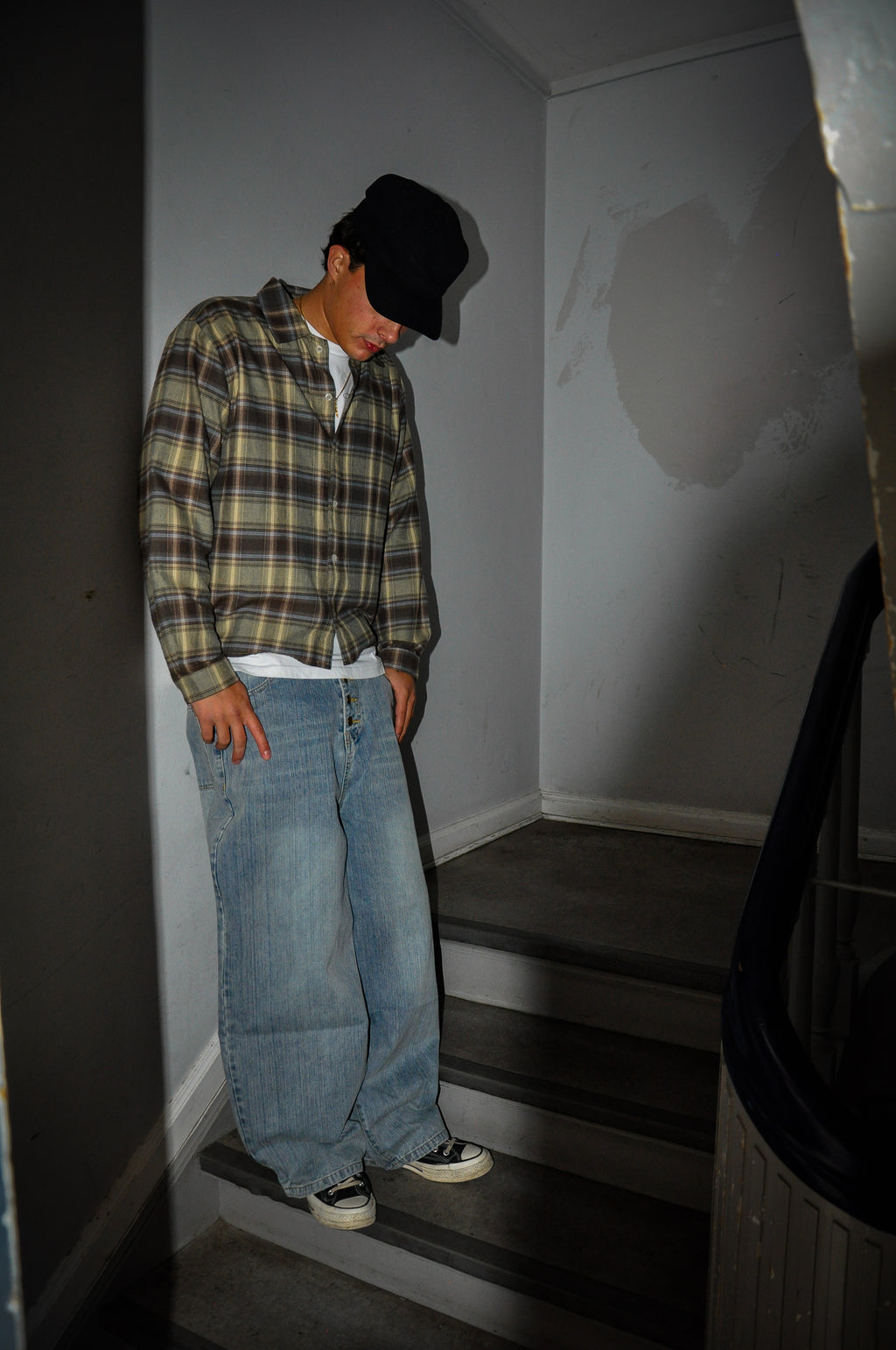 Slub Denim Jeans